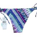 Raisin's  Womens Swimwear Bikini Bottom Size Small Multi-Color Geo Pattern Swim Photo 3