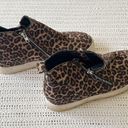 Soda Zip Platform Leopard Print Womens Sneakers Size 9 Photo 4