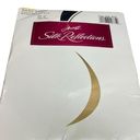 Hanes  Silk Reflections Pantyhose Navy 718 Sz AB Reinforced toe Nylon Silky Sheer Photo 0