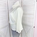 BCBGMAXAZRIA  Kimono Sleeve Cowl Neck Sweater Cream XL Photo 1