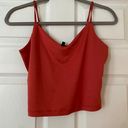 Dynamite Orange Crop Tank Top Photo 0