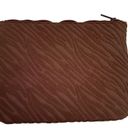 Triangl NEW  Swimwear Neoprene Pouch Travel Clutch Cocoa Brown Textured Photo 1