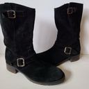 Vero Cuoio Boots Size 10.5 Black Suede Photo 0