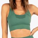 Koral  Size S Duffle Green Cedar Seamless Sports Bra Gym Active Stretch Racerback Photo 0