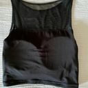 Klassy Network NWOT High Neck Mesh Brami (Crop) Photo 3