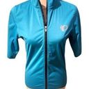 Pearl Izumi  Womens Atheletic Tops Full Zip Half  Sleeve Turquoise Medium-BNWOT Photo 0