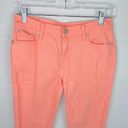 Gap  Melon Orange Cropped Skinny Jeans 25R Photo 1