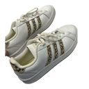 Adidas  Grand Court Courtside Leopard Logo Sneakers Women's Size 7.5 Animal Print Photo 0