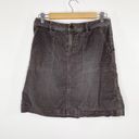 The North Face  Gray Corduroy Mini Skirt Fall Everyday Basic Womens Size Small Photo 7