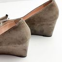 Kate Spade  New York Whitlee Portabella Suede Leather Bow Wedges, Size 10 Photo 10