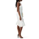 Cinq à Sept  Ruffle Angela Dress White Womens Size 6 Photo 12