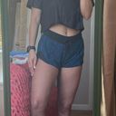 Lululemon Blue and black pattern  shorts Photo 1