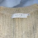 ASTR  THE LABEL | S Wrap Front Pointelle Cream Sweater Photo 3