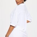 FashioNova Huttley Linen Shirt - White  Photo 1