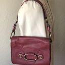 Ellen Tracy  Burgundy Leather Purse Photo 0