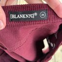 BLANK NYC  Burgundy Corduroy Mini-Skirt Size 26 Photo 6