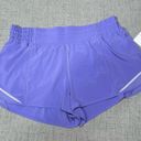 Lululemon  Hotty Hot High Rise Athletic Shorts Dark Lavender Purple 12 Nwt Photo 3