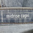 Riders By Lee Lee Riders Size 12 MidRise Capri Regular Fit Rolled Cuff Look 5 Pockets Photo 11