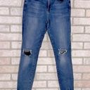 frame denim  Le High Skinny Distressed Jeans in Roman Wash Size 28 Photo 2