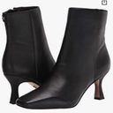 Sam Edelman  Lizzo Leather Ankle Boot Kitten Heel Black Zipper- Size 9 Photo 0