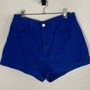 American Apparel  blue denim shorts Photo 1