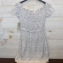 RD Style  Women’s White Off Shoulder Smocked Star Pattern Sun Dress Size S NEW Photo 23