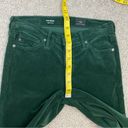 AG Adriano Goldschmied  The Prima Corduroy Cigarette Leg Jeans Green 24 Photo 8