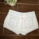 American Apparel  Front Button Denim Shorts Size 28 Photo 4