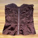 Pretty Little Thing Brown Corset Top Photo 3