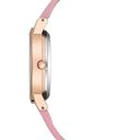 Juicy Couture NWT  Rose Gold & Pink Leather Band Rhinestone Watch Photo 2