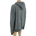 DC Shoes  LARGE Heathered Gray Full Zip Up Hoodie Skater Track Jacket Photo 3