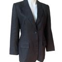 The Row Embassy Single Button Black Linen Jacket Blazer, Sz 4 Photo 5
