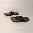 Born concept  black slide on Thong sandals size 7 Photo 1