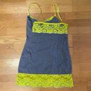 Natori Josie by  Gray Lime Green Lace Sleep Minimalist Preppy Tank Photo 3