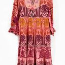 Farm Rio NWT  Ainika Macaws Print Tiered Embroidered Maxi Dress S Photo 0