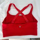 Lululemon Red Sports Bra Photo 1