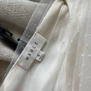 MABLE Tulle Maxi Ruffle Dress White Photo 3