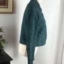 Nine West  Women's Green Long Sleeve Cuffed Knit Cardigan Sweater L One Button Photo 4