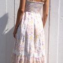 Jessica Simpson White Floral Midaxi Dress Photo 3