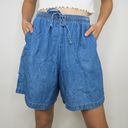 Cabin creek Vintage Paper Bag Elastic Denim Shorts Photo 0