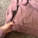 Lululemon  Scuba Pullover Size 6 Pink Acid Wash Hoodie Photo 4