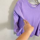 Endless Rose  Drop Shoulder Crop Top Lilac Size M Photo 3