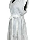 Magaschoni  Gauze Ruffle Dress White MEDIUM Organic Cotton Beach Resort Designer Photo 2