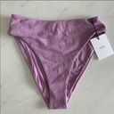 ONIA  Lavender Sabrina Bikini Bottoms Croc Texture Photo 1