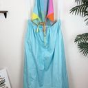 STAUD NWT  Color Block Maxi Open Back Poplin Dress Size XL Photo 10