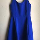 Divided Royal Blue Skater Dress Photo 0