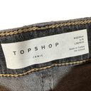 Topshop  Black Jamie Shark Bite Cotton Blend Classic Denim Jeans Women Sz 32 Photo 6