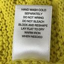 Michael Stars  Open Knit Vneck Pullover Ombré Sweater 2 Yellow White Beachy Photo 5