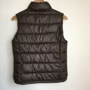 Banana Republic  Down Vest Jacket Full Zip Up Puff Womens Size‎ S Brown Photo 2