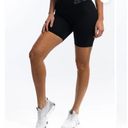 ECHT  Black Scrunch Arise Shorts Logo Gym Photo 4